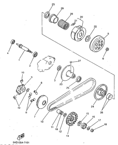 YN50R Сцепление