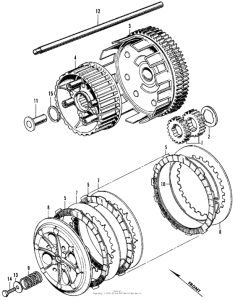 CL350 Сцепление