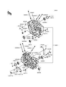 VN900 Картер двигателя