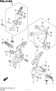 GSX-R1000 Подножки