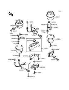 ZR750 Спидометр