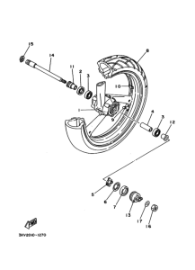 TZR250RSP ﾌﾛﾝﾄﾎｲｰﾙ