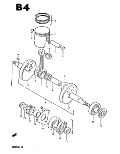ZR50 Вал коленчатый