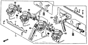 CB1000 Carburetor (assy., link)
