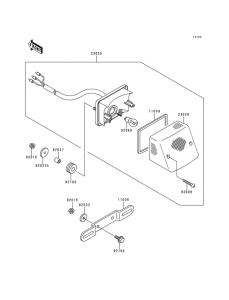KDX125 Задний фонарь