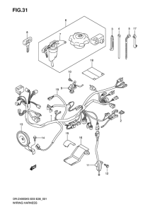 DR-Z400 Жгут проводов