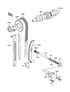 Z305 Распред вал