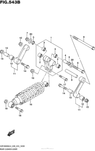 VZR1800BZ Rear Cushion Lever (Vzr1800Bzl5 E33)