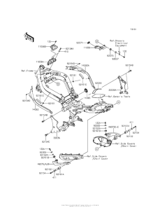 ER650 Рама ,крепежные детали