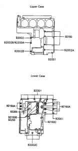 ZG1000 Болты крепления картера