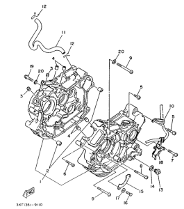 XV240 Картер двигателя