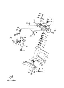 XT250X ｽﾃｱﾘﾝｸﾞ