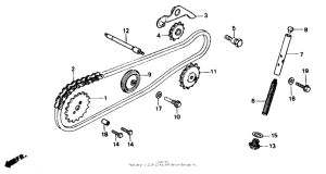 ZB50 Цепь ГРМ