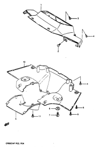 CP80 Couvercle de guidon