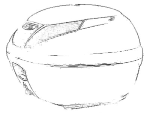 NHX110 Top box 35l unpainted