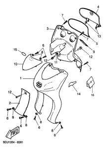 YH50 Ветровое стекло