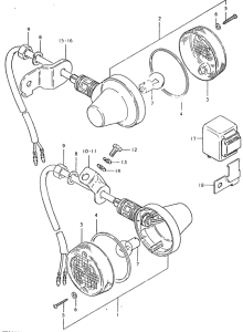 TS125 Поворотники