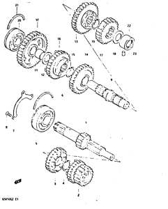 GS650 Трансмиссия