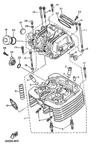 TT600E Головка цилиндров