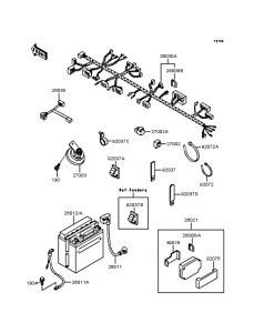 ZX250 Электрика