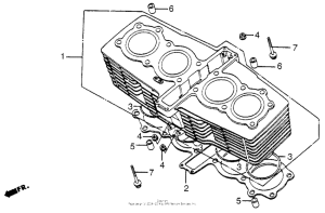 CB650SC Цилиндры