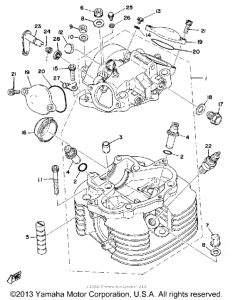 TT500H Головка цилиндров