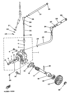 DT125MX Масляный насос