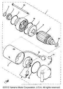 XJ650G Стартер
