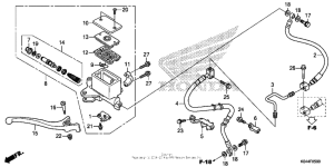 NSS300 Front brake master cylinder (nss300)