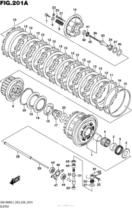 GSX-R600 Сцепление