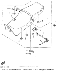FZR1000FC Сиденье