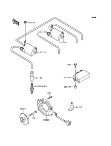 ZR400 Катушка зажигания