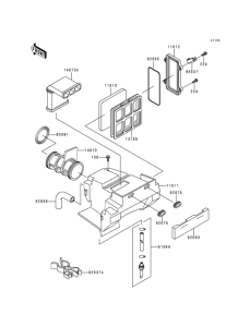 KL250 Воздушный фильтр