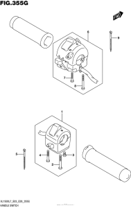 VL1500T Handle Switch (Vl1500Tl7 E33)