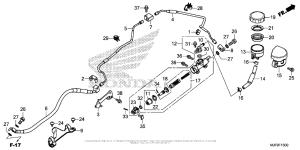 CTX700 Rear Brake Master Cylinder (1)