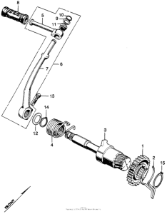 CB350 Кик стартер
