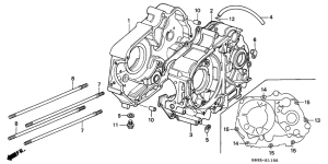 C90 Картер двигателя