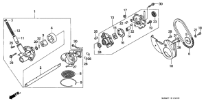 GL1500SE Маслонасос