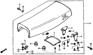XL185 Сиденье