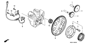 NV400 Pulse generator /  starting clutch