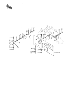 KZ400 Поворотники