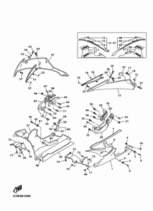 YZF-R6 Обтекатель 2
