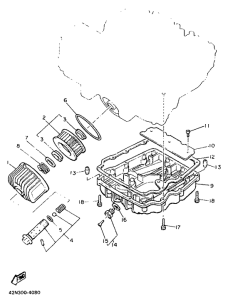 XJ900 Масляный фильтр