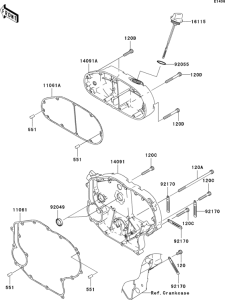 VN2000 Крышки двигателя правые