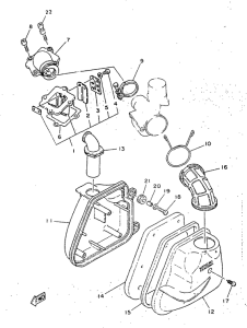 YN50R Впускная система