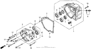 ST1100 Задний кожух картера