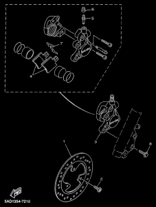 YN50 Freno delantero