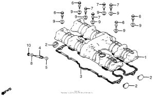 CB900 Крышка головки цилиндров