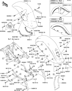 VN800 Fenders(1 / 2)(e1 / e2)