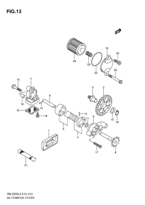 RM-Z250 Маслонасос
